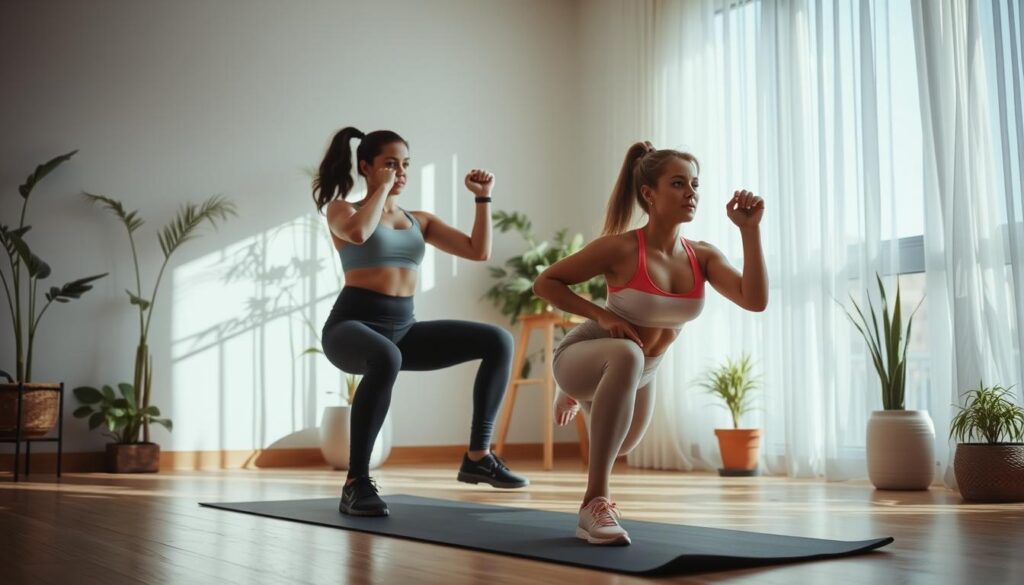 treino em casa para mulheres